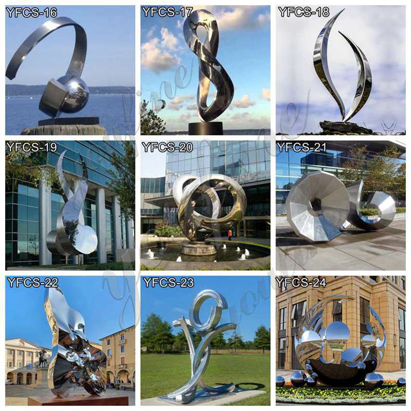 Metal Hand Sculpture Modern Abstract Art Design for Sale CSS-799 - Garden Metal Sculpture - 3