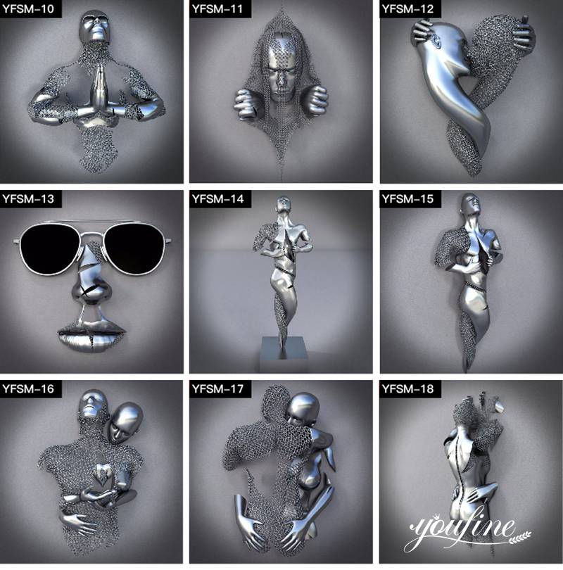 stainless steel wall decor - YouFine Sculpture (2)