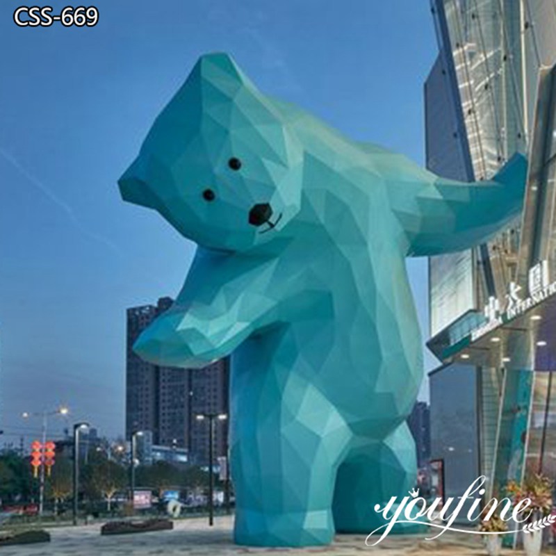 Geometric Bear Sculpture (1)