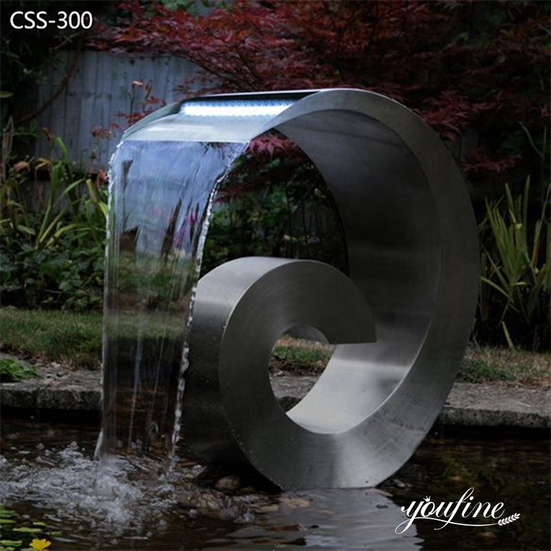 Metal Water Fountain - YouFine Sculpture (5)