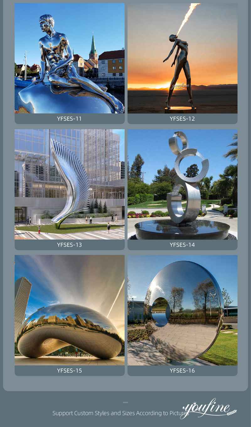 Outdoor Stainless Steel Sculpture- YouFine Sculpture