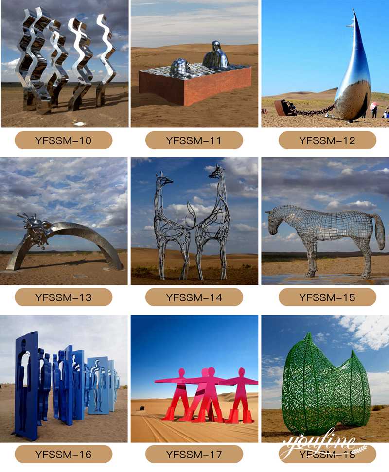 Stainless steel sculpture - YouFine Sculpture (1)