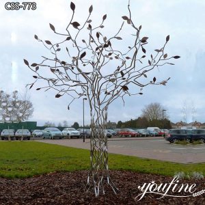 Wire Metal Tree Sculpture Outdoor Decor for Sale CSS-773