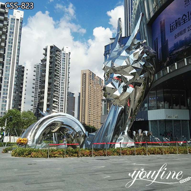 large metal dragon sculpture - YouFine Sculpture (1)