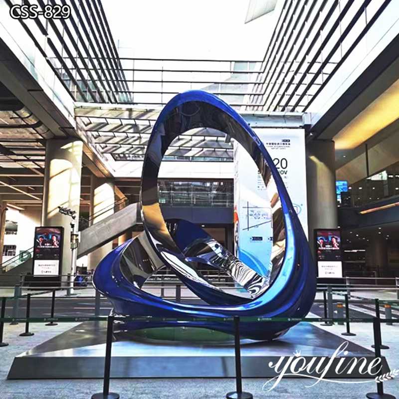 Outdoor Metal Art Sculpture Shopping Mall Art Decor for Sale CSS-828 - Garden Metal Sculpture - 1