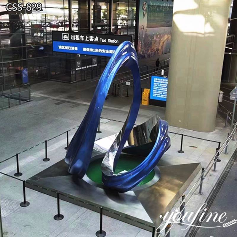 Outdoor Metal Art Sculpture Shopping Mall Art Decor for Sale CSS-828 - Garden Metal Sculpture - 3