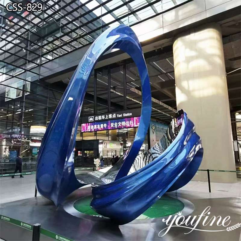 Outdoor Metal Art Sculpture Shopping Mall Art Decor for Sale CSS-828 - Indoor Sculpture - 5