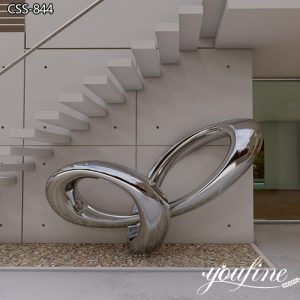 Abstract Stainless Steel Sculpture Modern Decor for Sale CSS-844