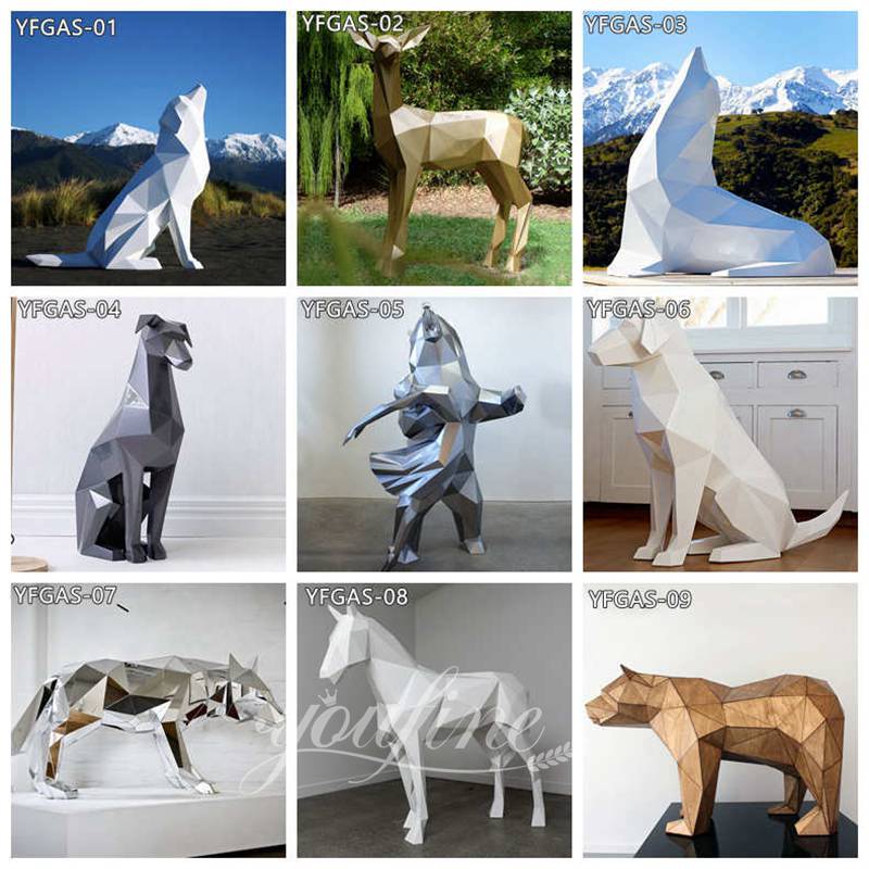 Geometric animal Sculpture - YouFine Sculpture