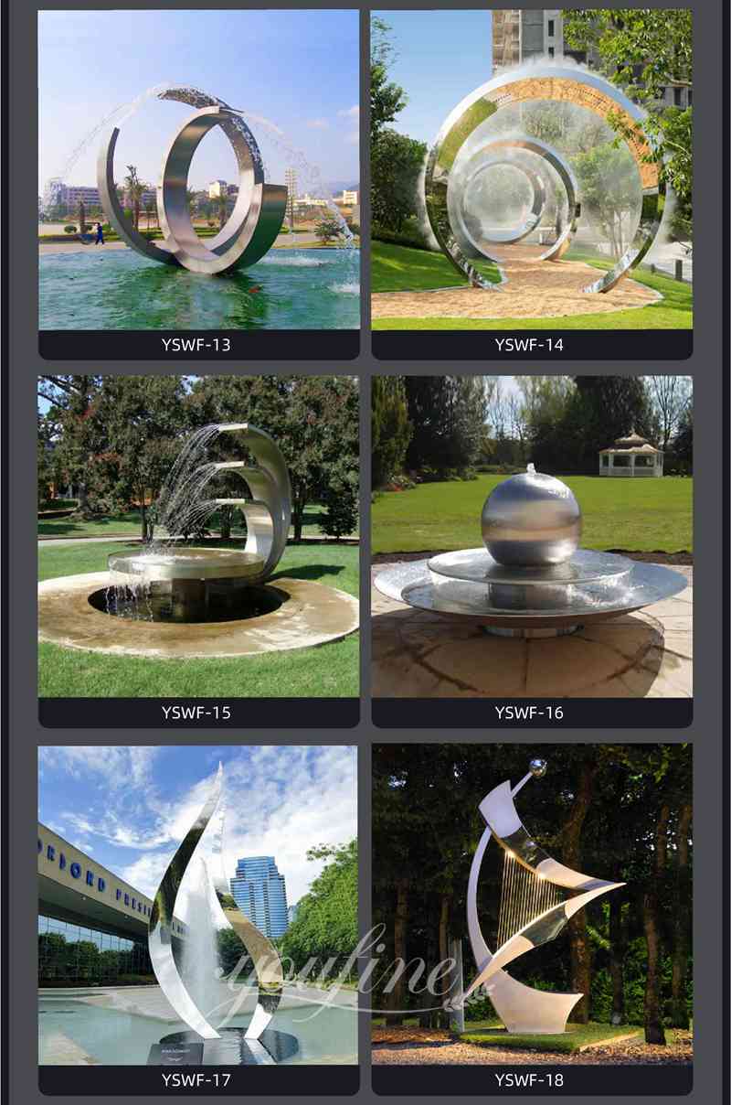 metal water feature - YouFine Sculpture (4)