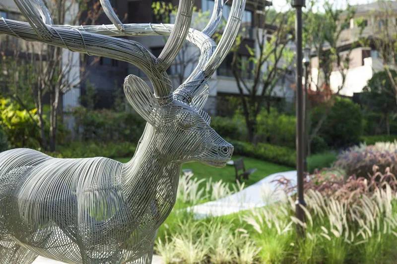 openwork deer sculpture - YouFine Sculpture (3)