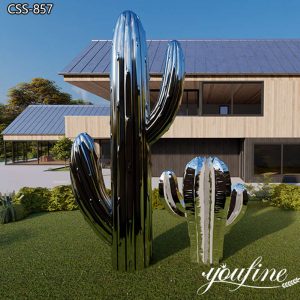 Large Metal Cactus Sculpture for Outdoor Lawn for Sale CSS-857
