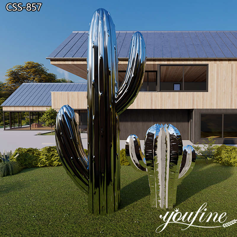 Large Metal Cactus Sculpture for Outdoor Lawn for Sale CSS-857 (1)