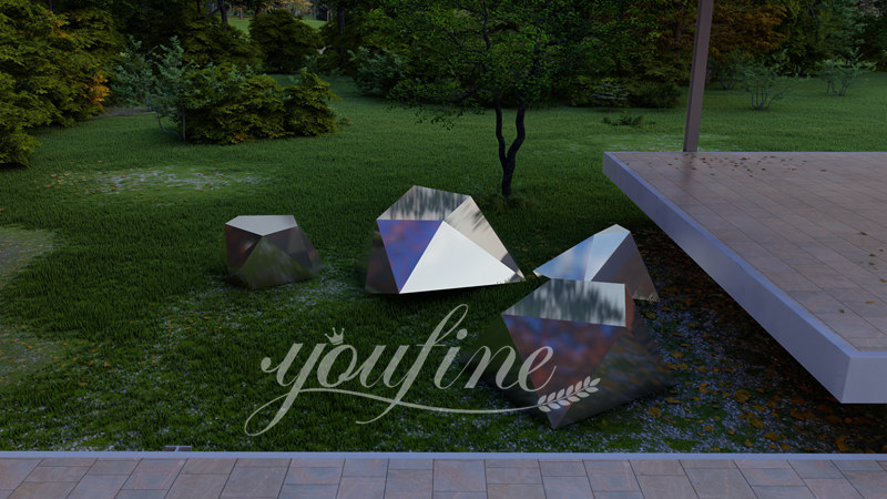 Metal Rock Sculpture - YouFine Sculpture