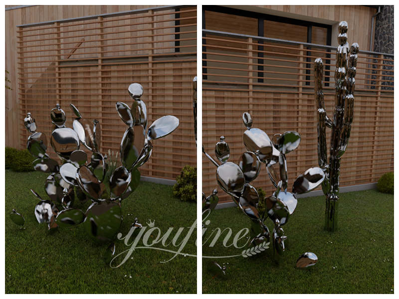 Mirror stainless steel sculpture - YouFine Sculpture (1)