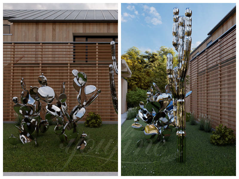 Mirror stainless steel sculpture - YouFine Sculpture (1)