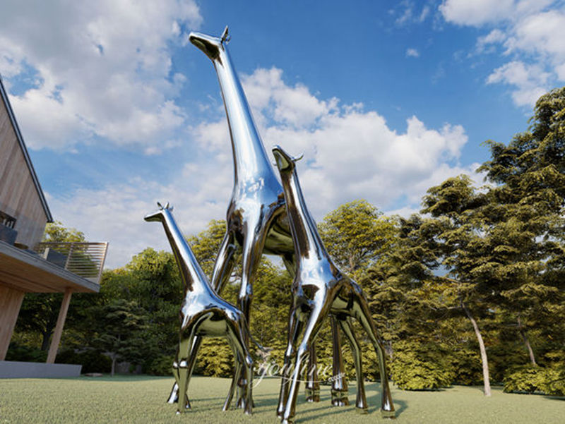 outdoor giraffe decor - YouFine Sculpture