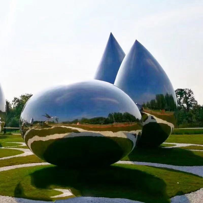 Mirror Polished Stainless Steel Sculpture - YouFine Sculpture