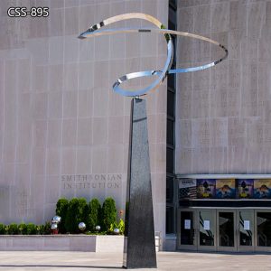 Modern Art Stainless Steel Infinity Sculpture for Outdoor CSS-895