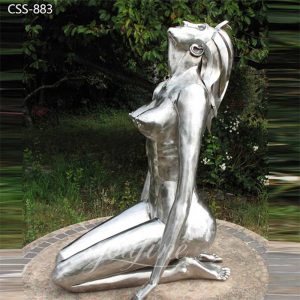 Stainless Steel Abstract Female Body Sculpture Supplier CSS-883