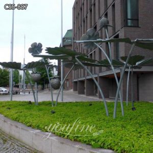 Stainless Steel Outdoor Strawberry Sculpture for Sale CSS-887