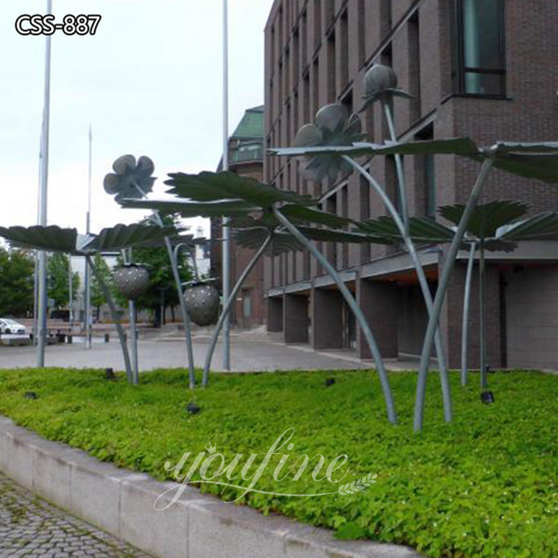 Stainless Steel Outdoor Strawberry Sculpture for Sale CSS-887 (2)