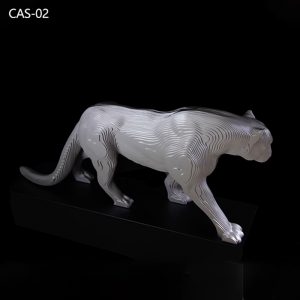 Cast Aluminum Life Size Panther Statue for Outdoor CAS-02