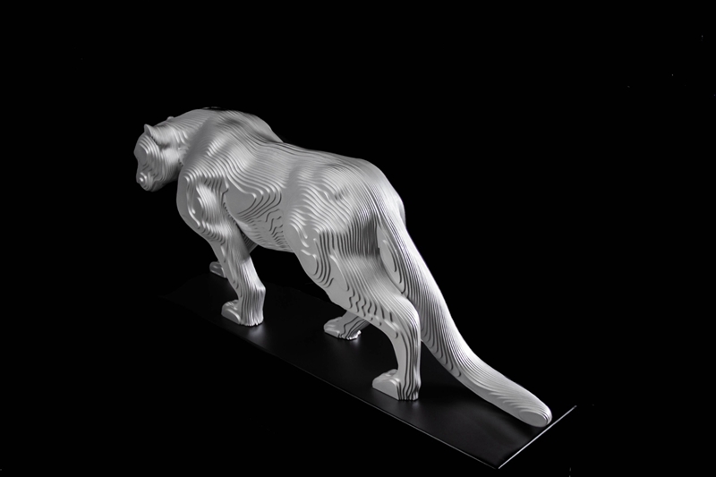 Cast Aluminum Life Size Panther Statue for Outdoor CAS-02 - Aluminum Sculpture - 3