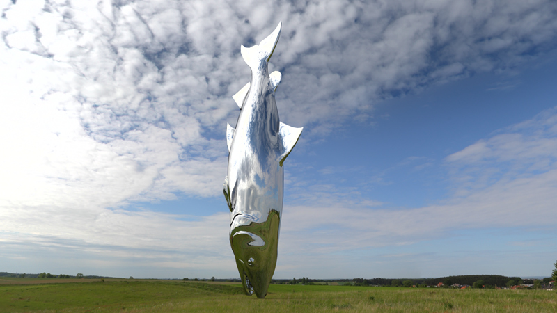 Modern Polished Stainless Steel Public Art Sculpture Installation CSS-902 - Garden Metal Sculpture - 15