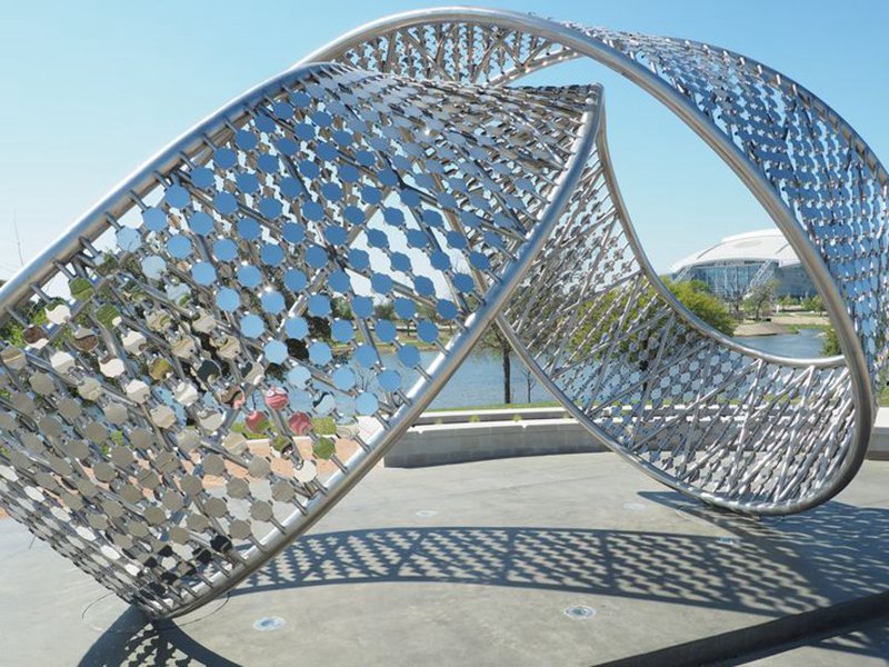 Stainless steel Sculpture for stadium - YouFine Sculpture (1)