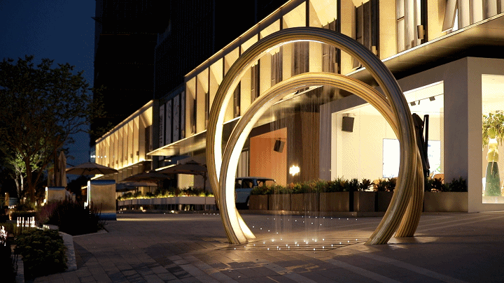 circle fountain - YouFine Sculpture