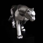 Cast Aluminum Life Size Panther Statue - YouFine Sculpture