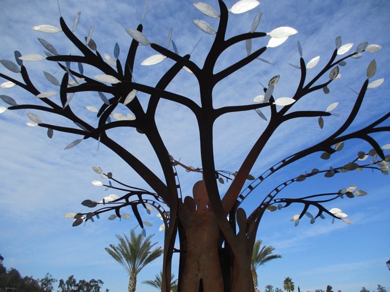 Metal Public art tree sculpture - YouFine Sculpture