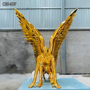 Outdoor Public Metal Angel Sculpture Modern Decor Supplier CSS-907