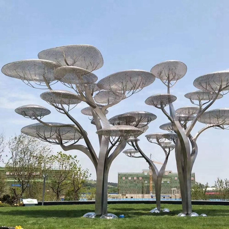 Public Art Large Metal Tree Sculpture Manufacturer CSS-832 - Center Square - 7