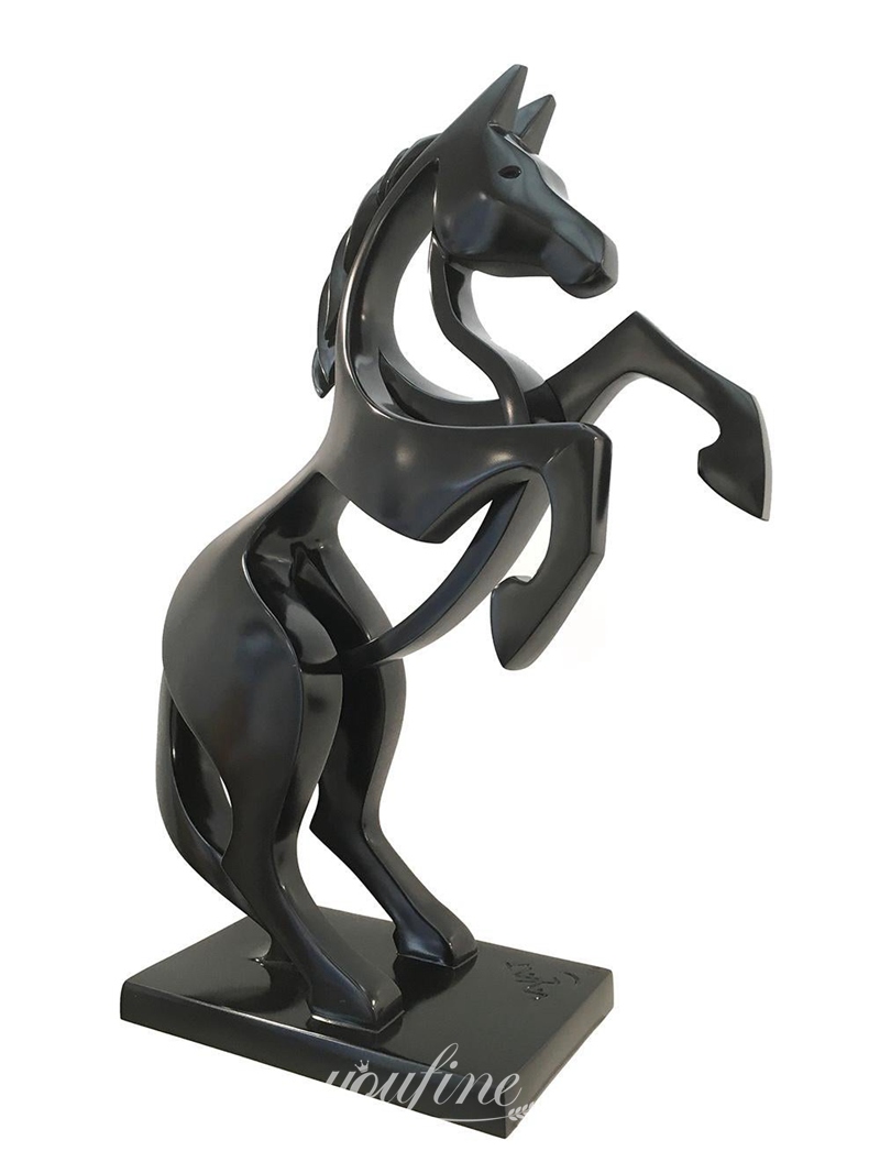 Stainless Steel Large Rearing Horse Statue for Sale CSS-916 - Stainless Steel Horse Sculpture - 4