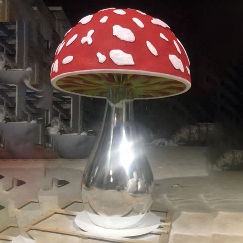 metal mushroom garden ornaments - YouFine Sculpture