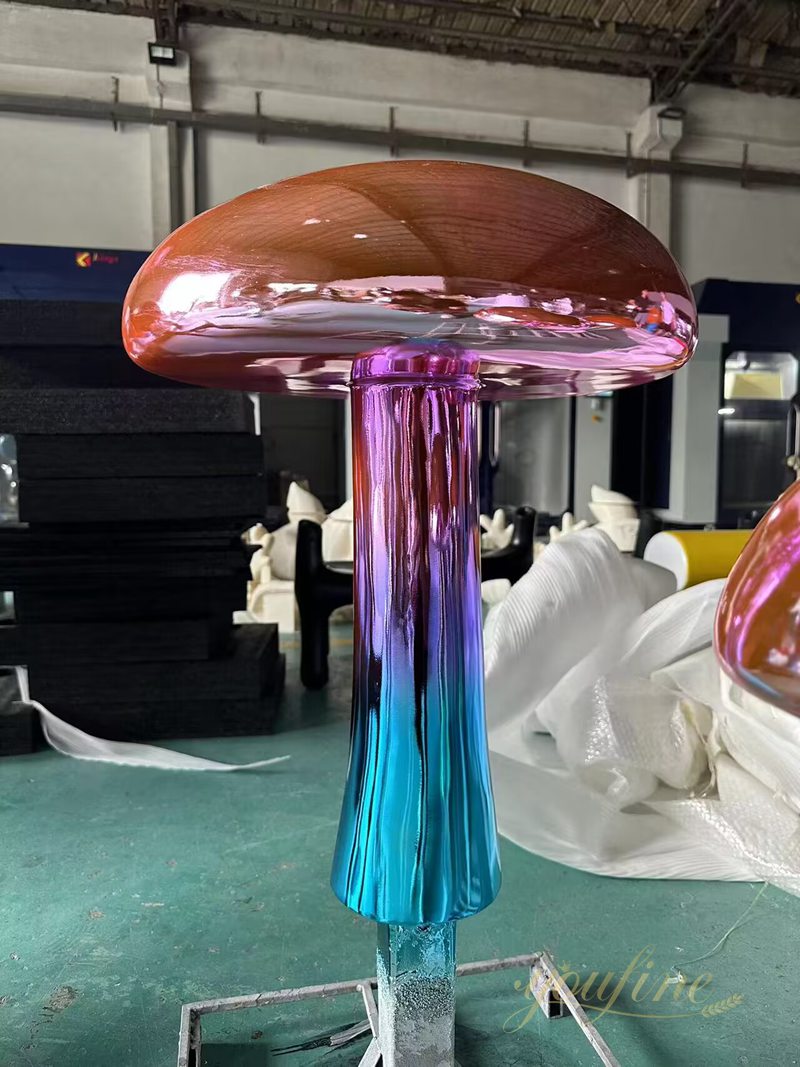 metal mushroom sculpture from YouFine