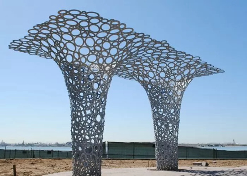 metal tree sculpture outdoor - YouFine Sculpture