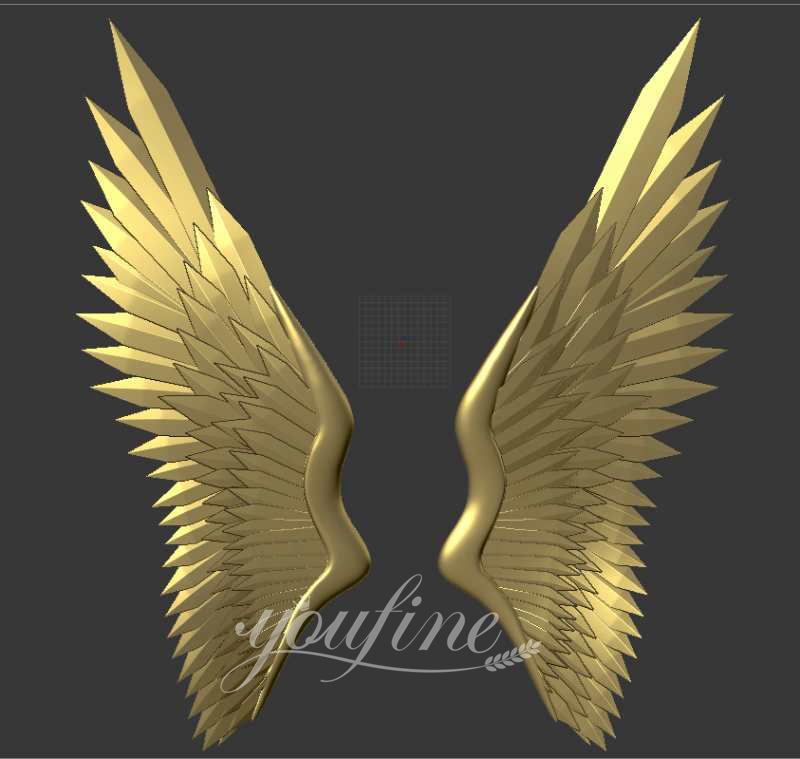 modern angel wings - YouFine Sculpture