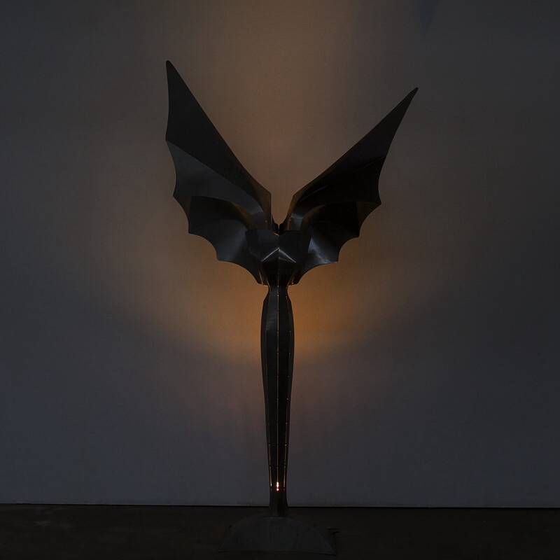 modern light metal angel sculpture - YouFine Sculpture