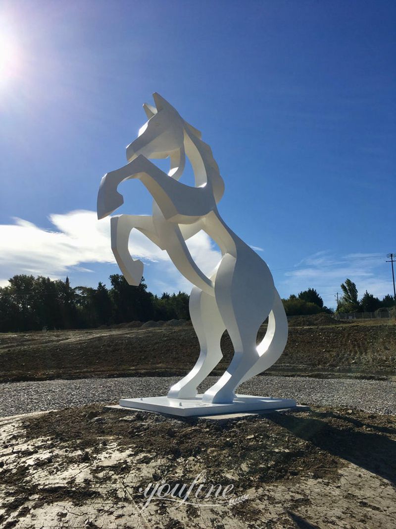 stainless steel horse sculpture - YouFine Sculpture