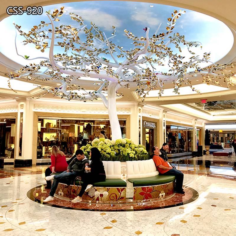 Large Metal Wishing Tree Sculpture Art Indoor Design CSS-920