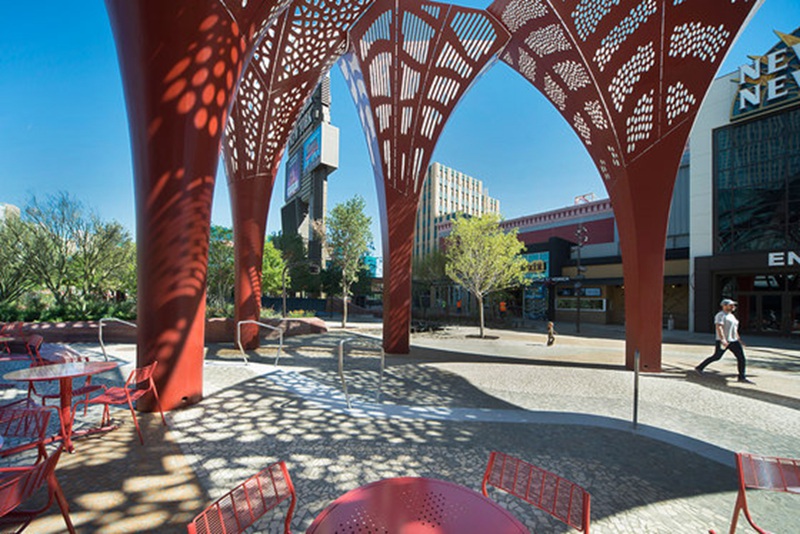 Modern Metal Landscape Urban Art Sculpture Architecture Supplier CSS-925 - Center Square - 9