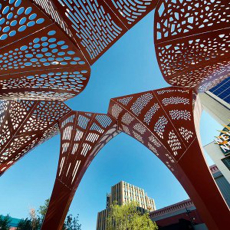 Modern Metal Landscape Urban Art Sculpture Architecture Supplier CSS-925 - Center Square - 8