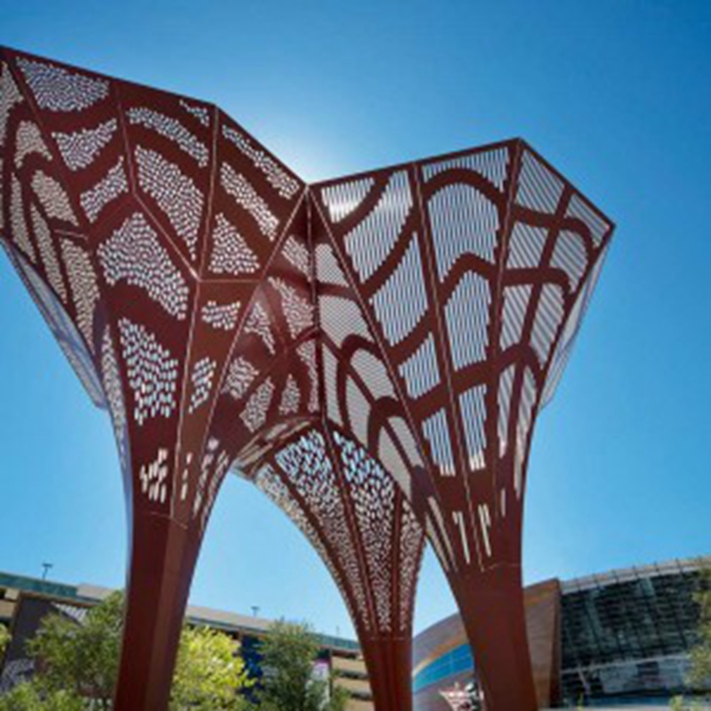 Modern Metal Landscape Urban Art Sculpture Architecture Supplier CSS-925 - Center Square - 3