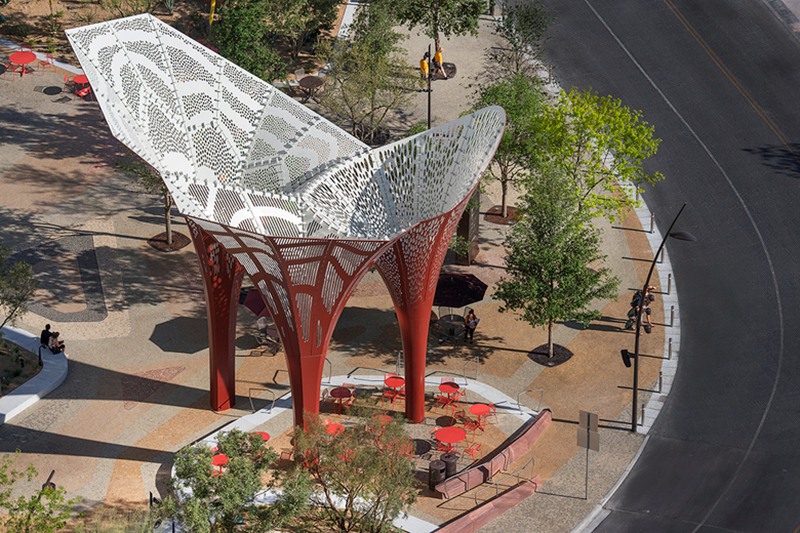 Modern Metal Landscape Urban Art Sculpture Architecture Supplier CSS-925 - Center Square - 5