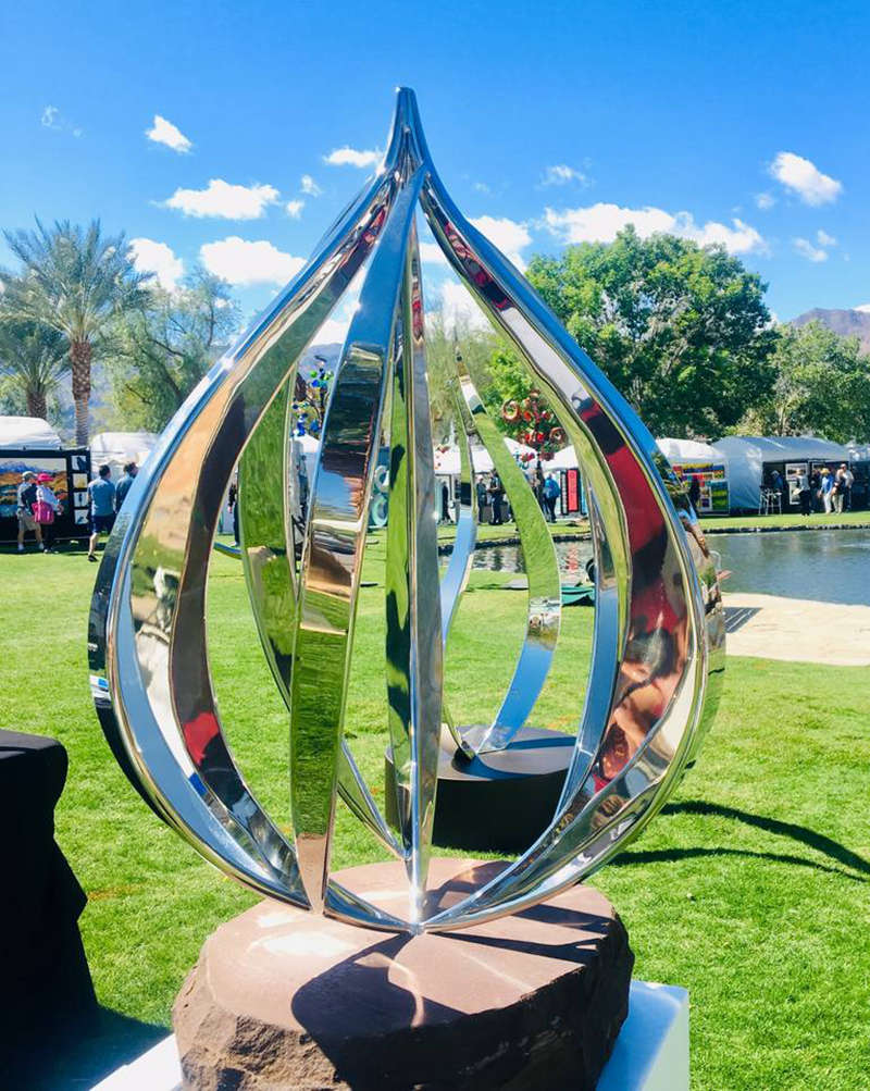 stainless steel garden sculpture -YouFine Sculpture