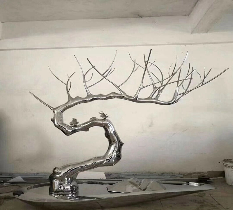 stainless steel tree sculpture - YouFine Sculpture
