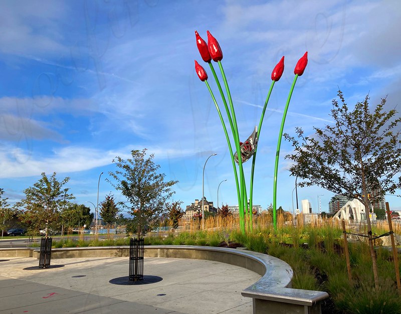 Tulip Metal sculptures 